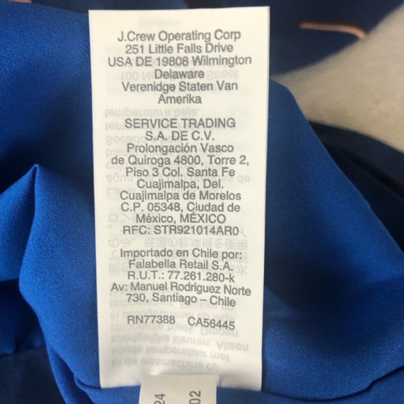 SHIRT - Women's Madewell blue mock wrap blouse with red and pink floral print. - Picture 13 of 16